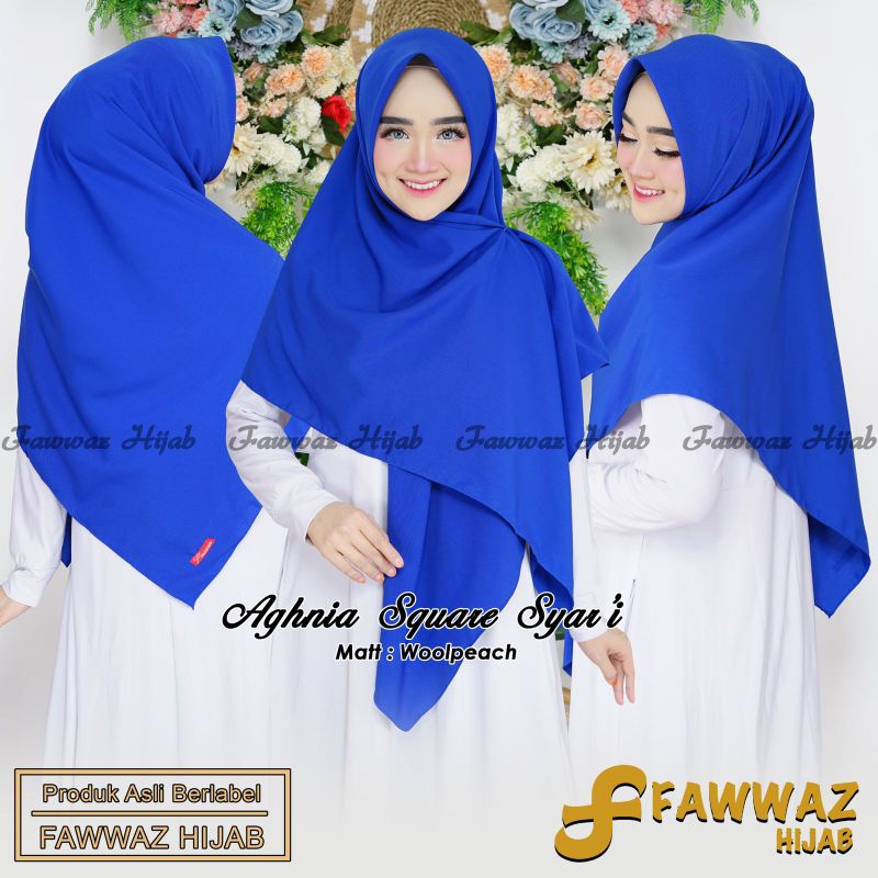 Segi 4 Aghnia Syar’i square By Fawwaz hijab