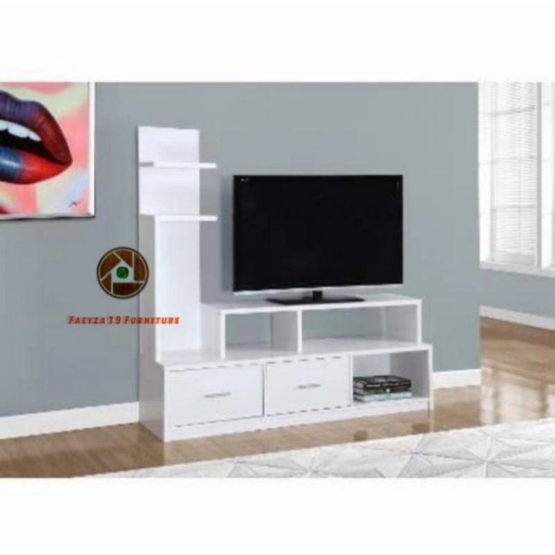 Buffet meja tv duco putih