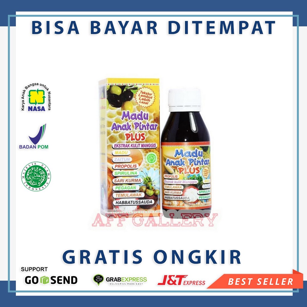 

Madu Anak Pintar Plus 180 gr - Abu Herbal - Penambah Nafsu Makan
