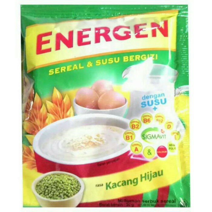 

ENERGEN SACHET KACANG HIJAO 10 BKS