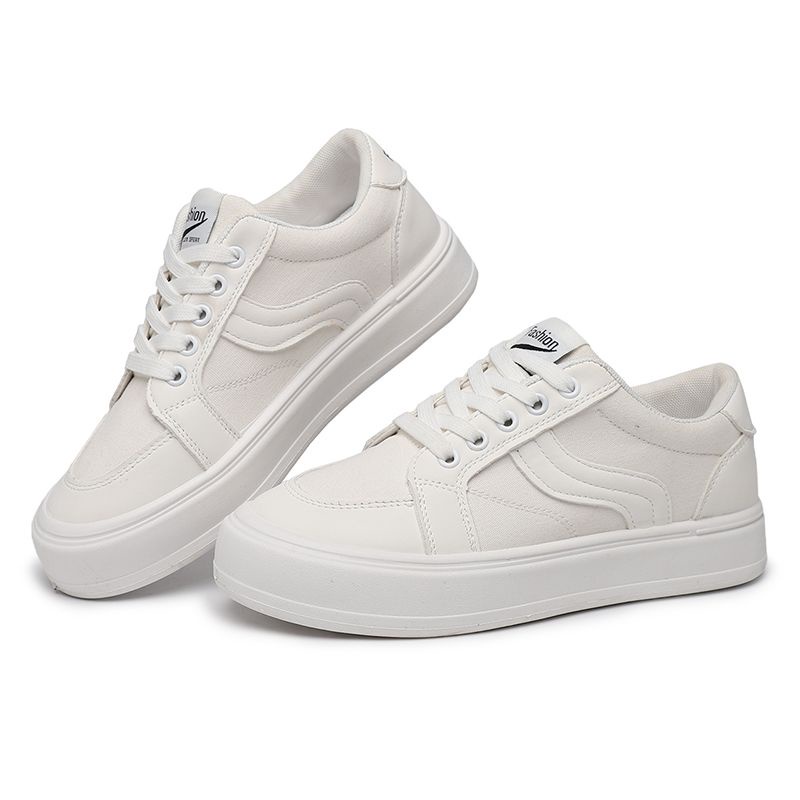 [GROSIR][COD] SEVEN_DAY SEPATU KANVAS WANITA KOREA IMPORT CASUAL SPORT SHOES PUTIH FQ-2205