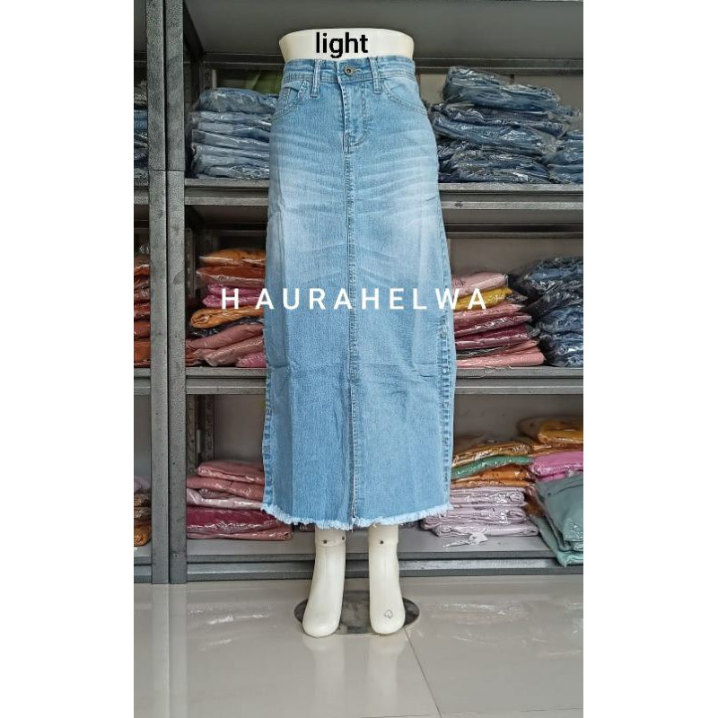 ROK JEANS VJ ORIGINAL #kancing samping⁰