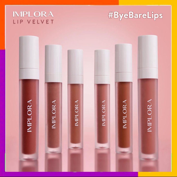 IMPLORA LIP VELVET / kosmetik bibir / lipstik