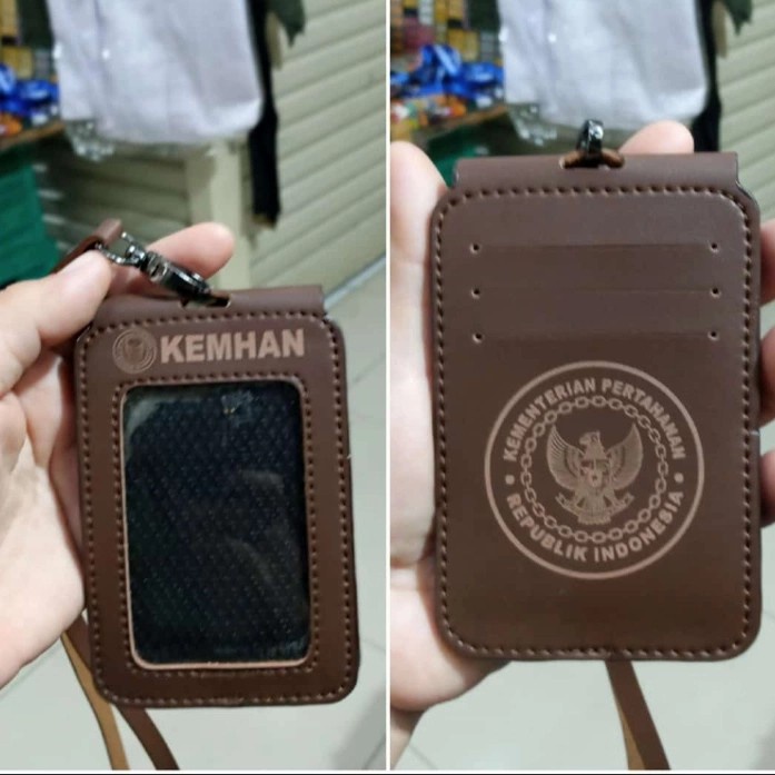 

tempat id card kulit Kemhan model lipat