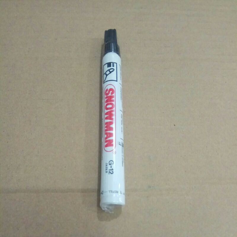 

Spidol snowman permanent marker G12 hitam