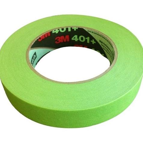 

3M Masking Green tape 401+ - lakban kertas hijau 3M 1in x 55m