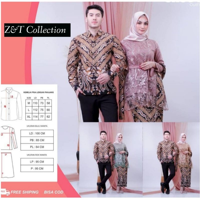 KEBAYA COUPLE SEMI PRANCIS katun BAHAN KEBAYA SEMI FRANCE CORNELI