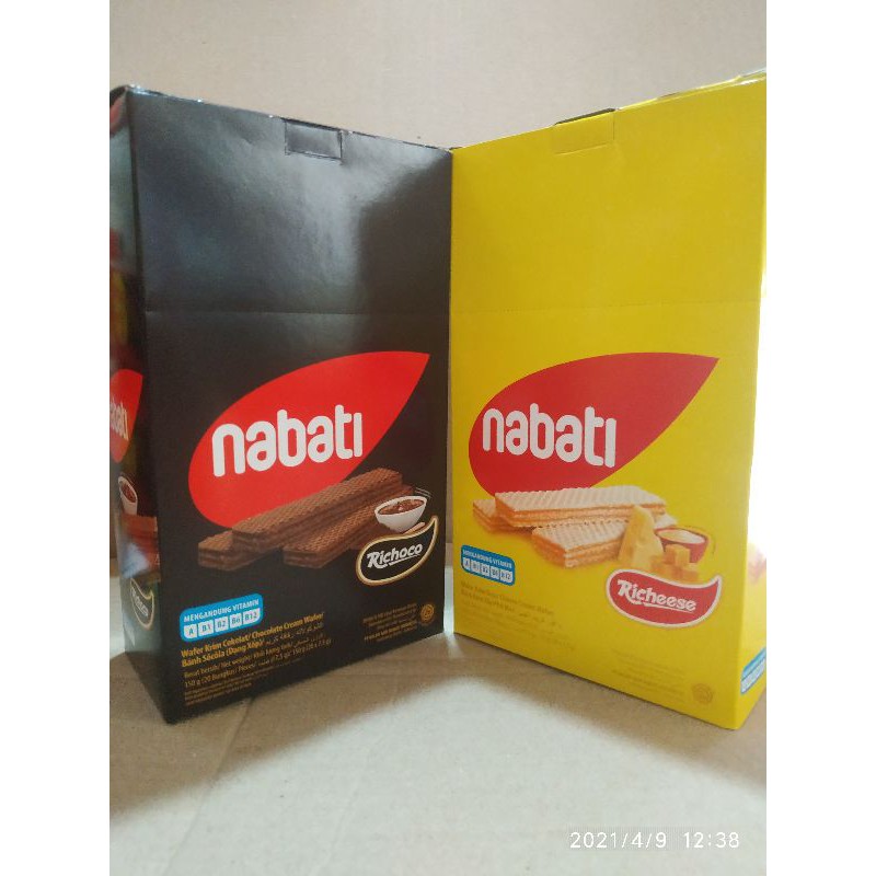 

Richeese Nabati Wafer 20@7,5 g