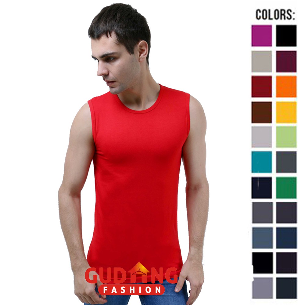 Singlet Polos Cowok / Pakaian Dalam / Singlet - Banyak Pilihan Warna Fitness (COMB)