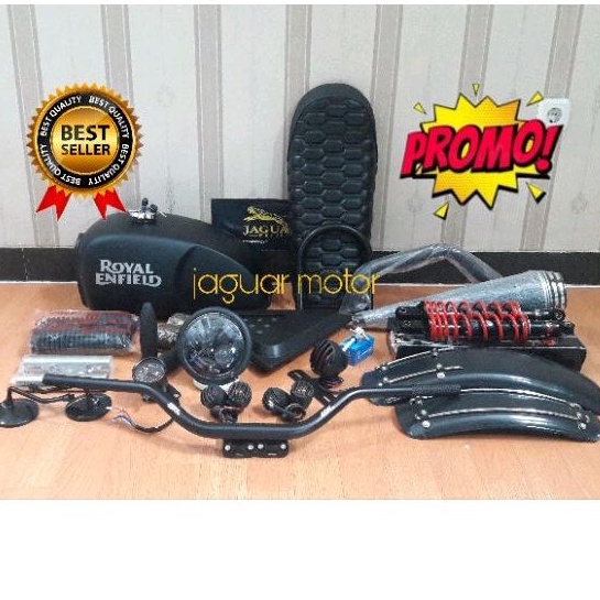 Body Part Perlengkapan Custom Japstyle Scrambler Gl pro Megapro Old Tiger Thunder 125 Basik Tangki M