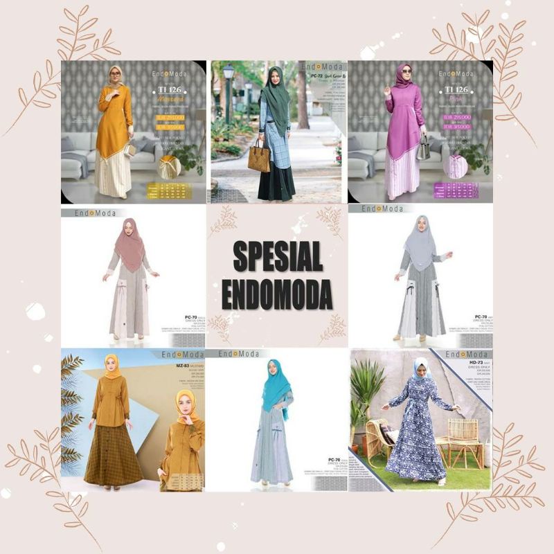 [READY STOCK] ENDOMODA DRESS & SETELAN