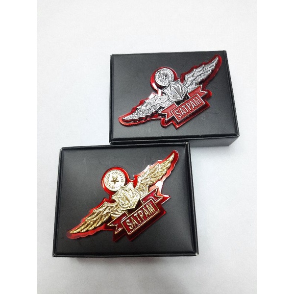 WING SATPAM SECURITY AKRILIK - PIN SATPAM SECURITY