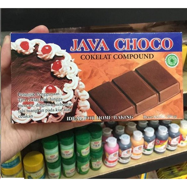 

COKLAT JAVA CHOCO 250GR/COKLAT JAVA DARK COKLAT 250GR