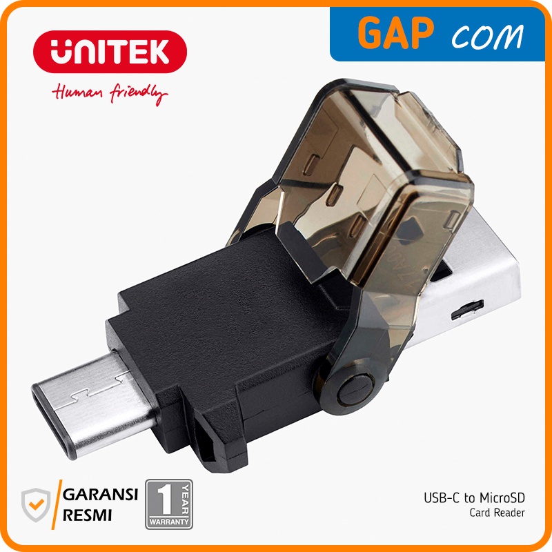 USB-C TO MICROSD CARD READER OTG - UNITEK Y9320
