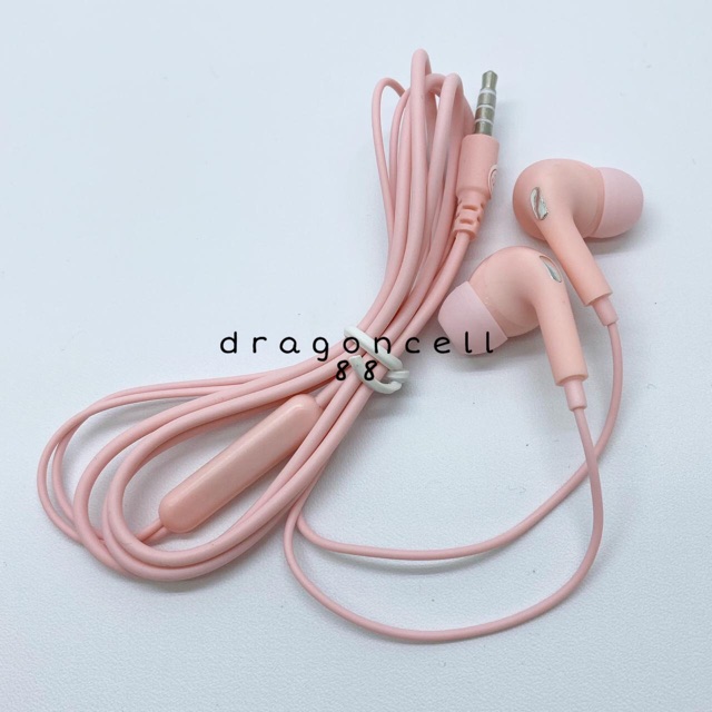 Earphones stereo macaron U28 handsfree stereo macaron u28