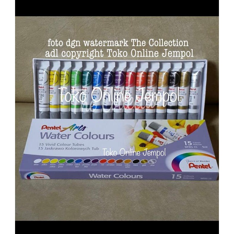 

Baru! Atk0319Pt 15 Warna Cat Air Pentel Wfrs 15 Watercolour Art Color Terpercaya