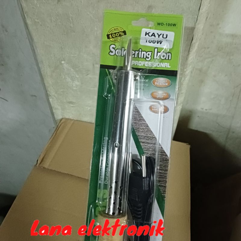 solder kayu 100wat