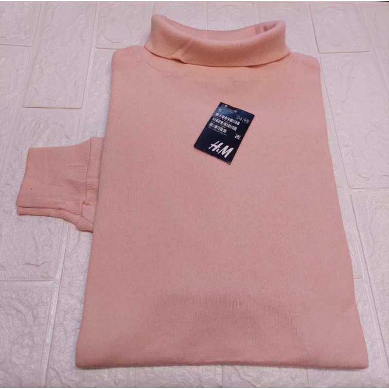 Turtleneck pria dan wanita pakai manset (rib premium)