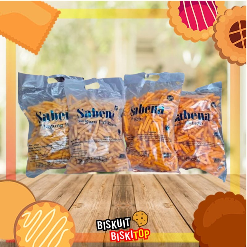 

B. BISKITOP - Stick Sabena 360gr Snack banyak rasa nikmat dan enak