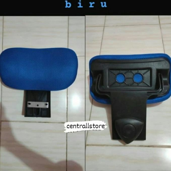 headrest sandaran kepala kursi kantor - Biru