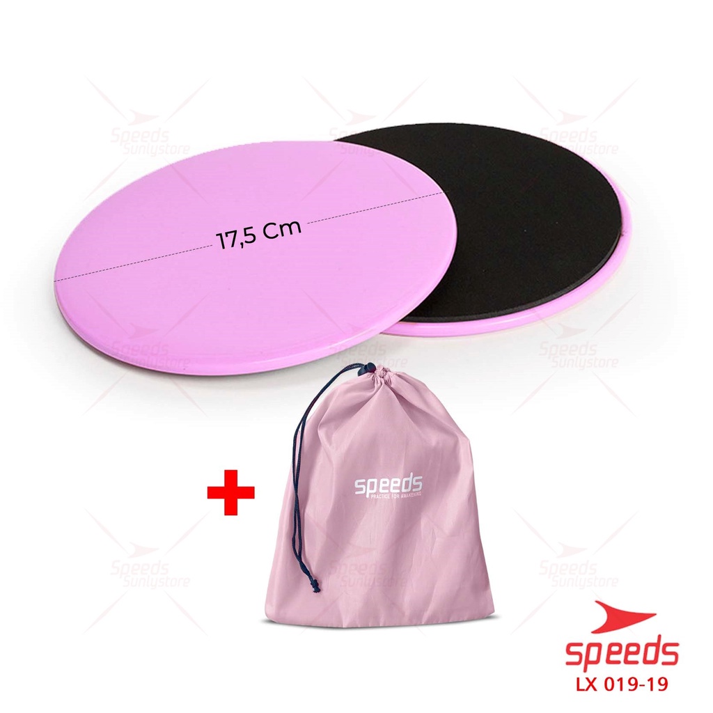 SPEEDS Waist Twisting Kaki Olahraga Rumah Portabel Fitness Pelangsing Perut Paha Pinggul Waist Twisting Terpisah 041-5-019-19 PINK