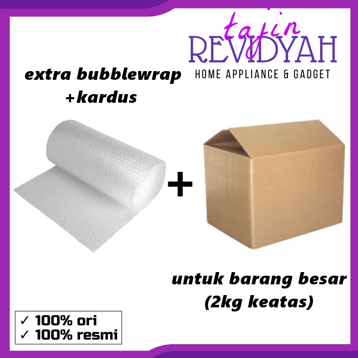 Ekstra bubble wrap + kardus [barang besar]