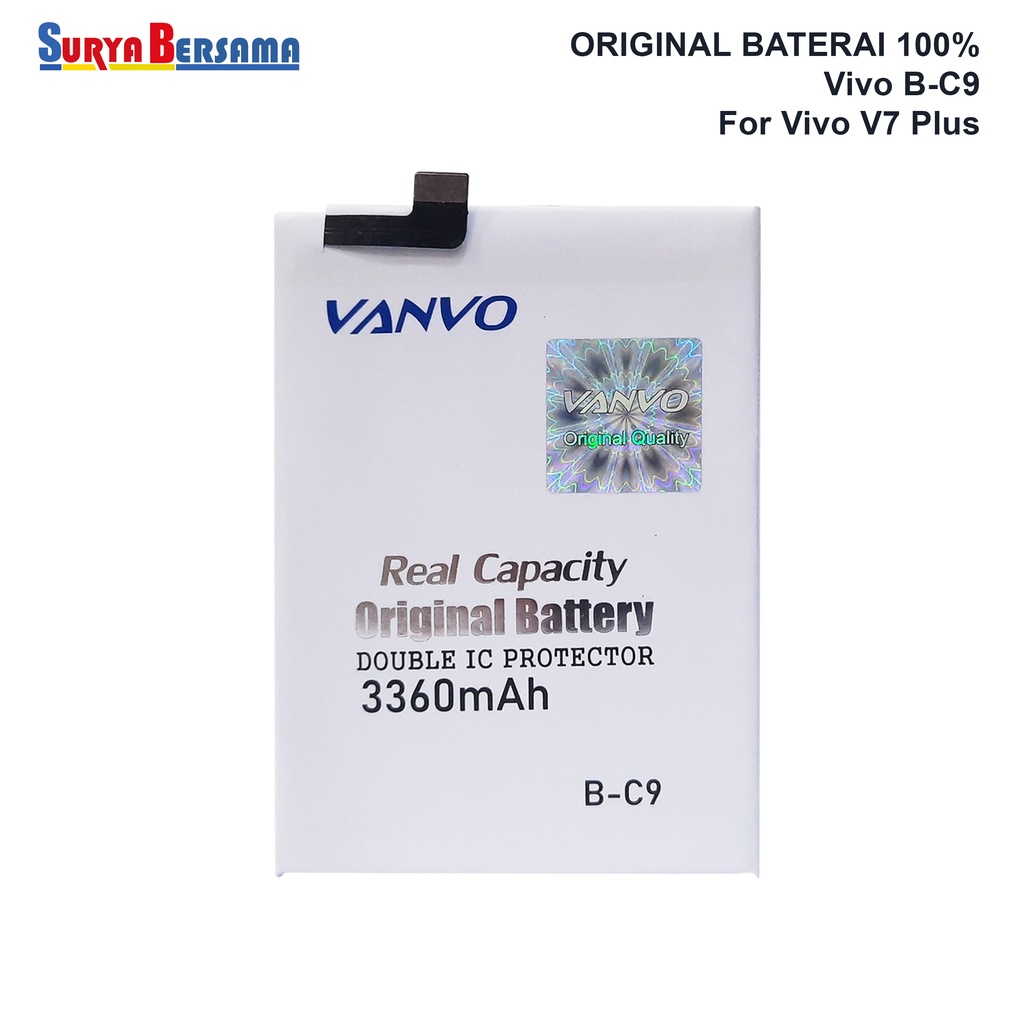 BATERAI VANVO ORIGINAL 100% BATERAI VIVO B-C9 VIVO V7 PLUS /  V7+