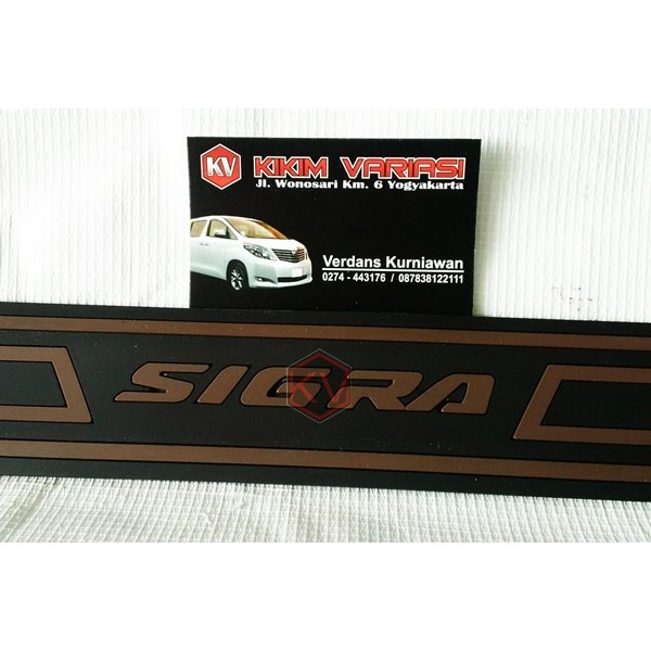 Side Sill Plate / Pelindung Pijakan Samping Model Exclusive Sigra