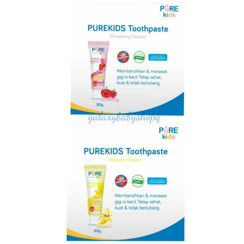 Pure Kids Tooth Paste 50gr