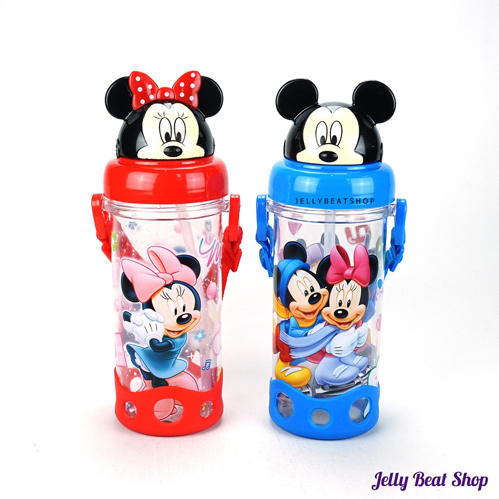 Botol Minum Anak Kepala Karakter BPA Free 500mL (DORAEMON/HK/MICKEY)