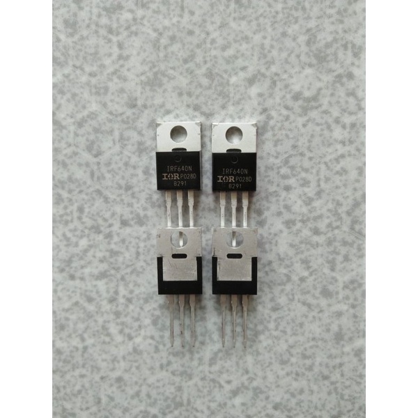 Lot De 5 Transistors MOSFET IRF640NPBF - Canal N, 200V, 30A, Rds(on) 0.11 Ohm - Pour Alimentations Et Circuits De Puissance