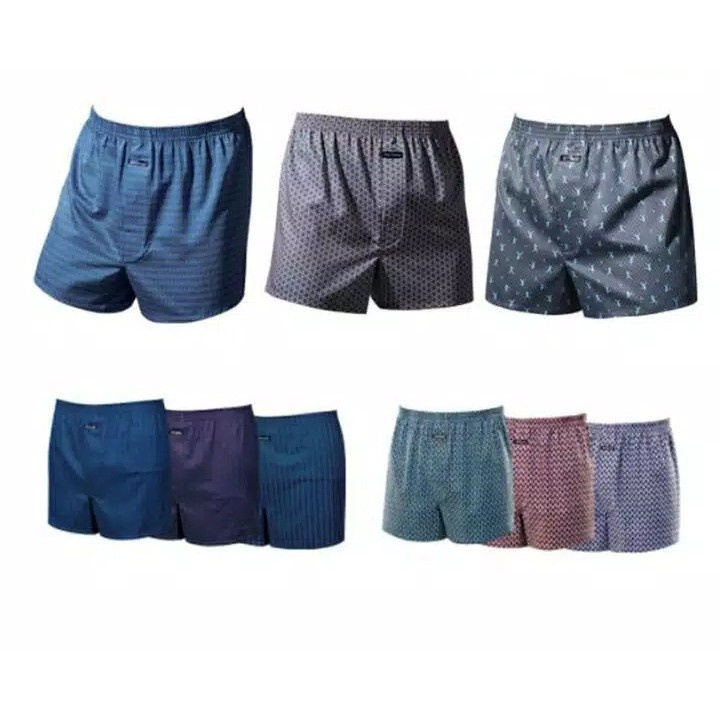 BOXER CELANA PENDEK DALAMAN BYC BAHAN ADEM UNISEX