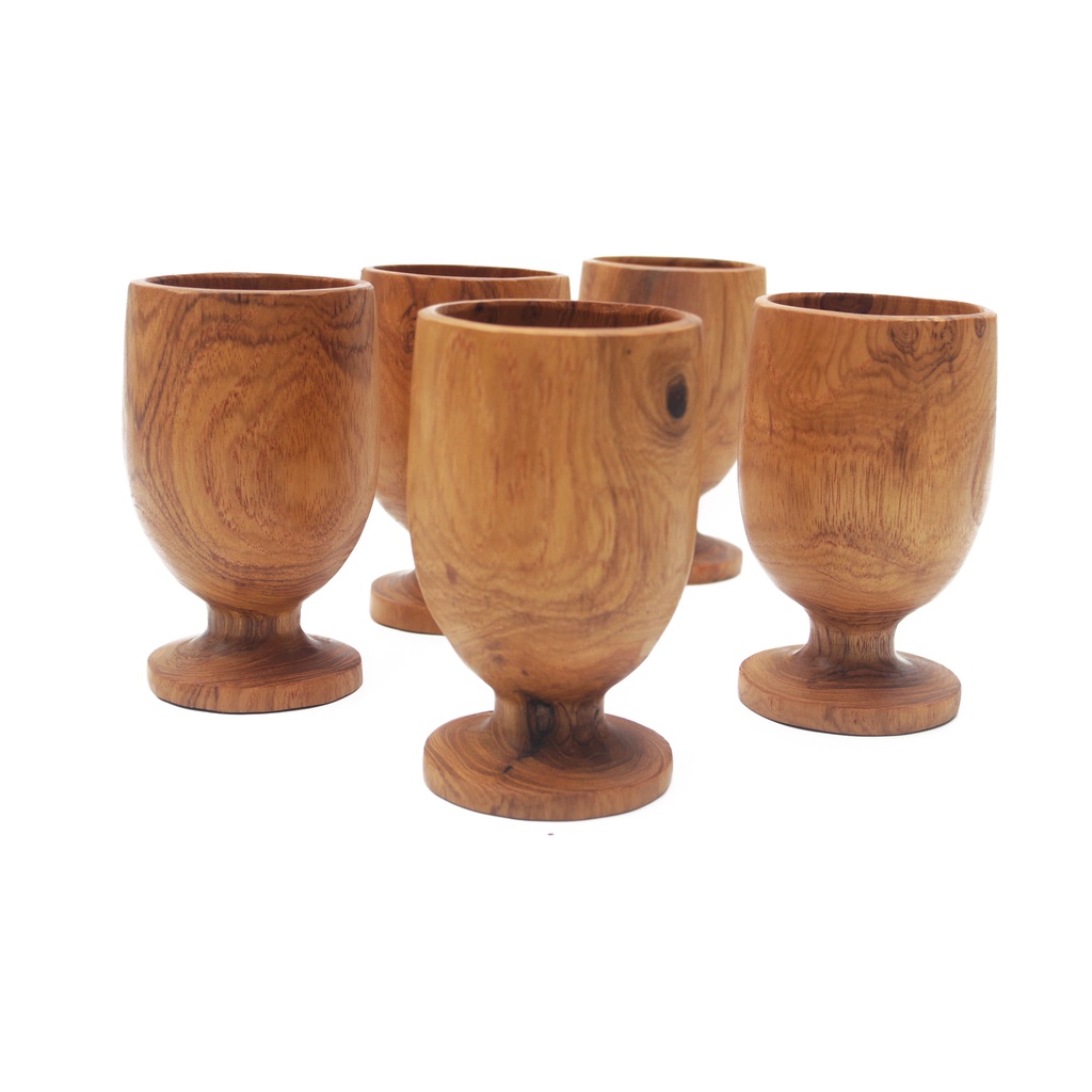 CHANA GLASS - Gelas Kayu/ Wooden Glass/ Wooden Mug/ Mug Kayu/ Kuksa kayu/ Gelas Jus/ Gelas Kayu Unik
