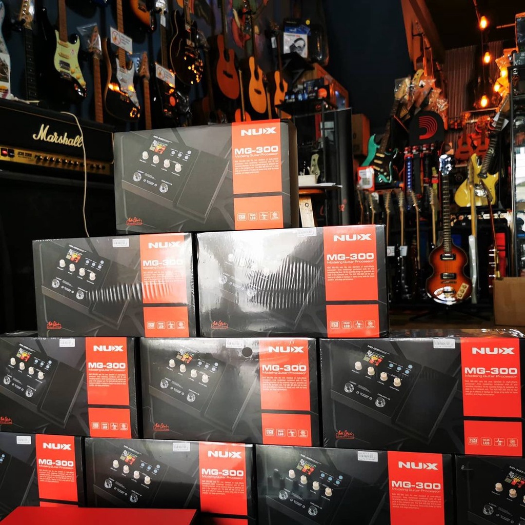 Efek Gitar Nux MG300 Ter Murah ORI Garansi Resmi