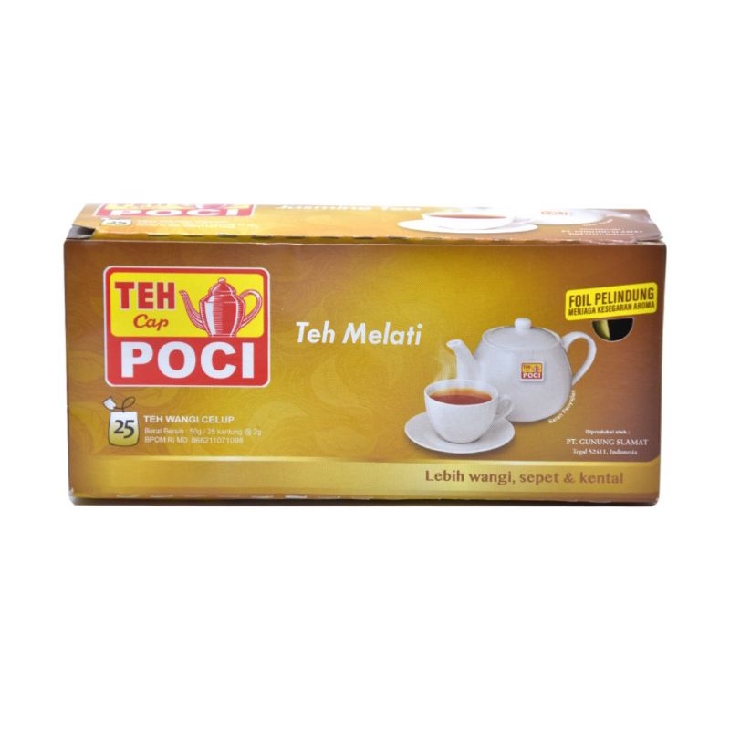 

POCI Teh Hitam Celup Teh Melati 25 x 2 g
