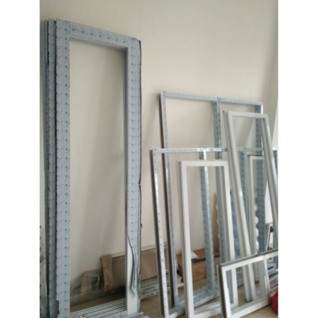 Aplikasi Kusen Aluminium  Ke Acp  Pintu  Aluminium  0813 