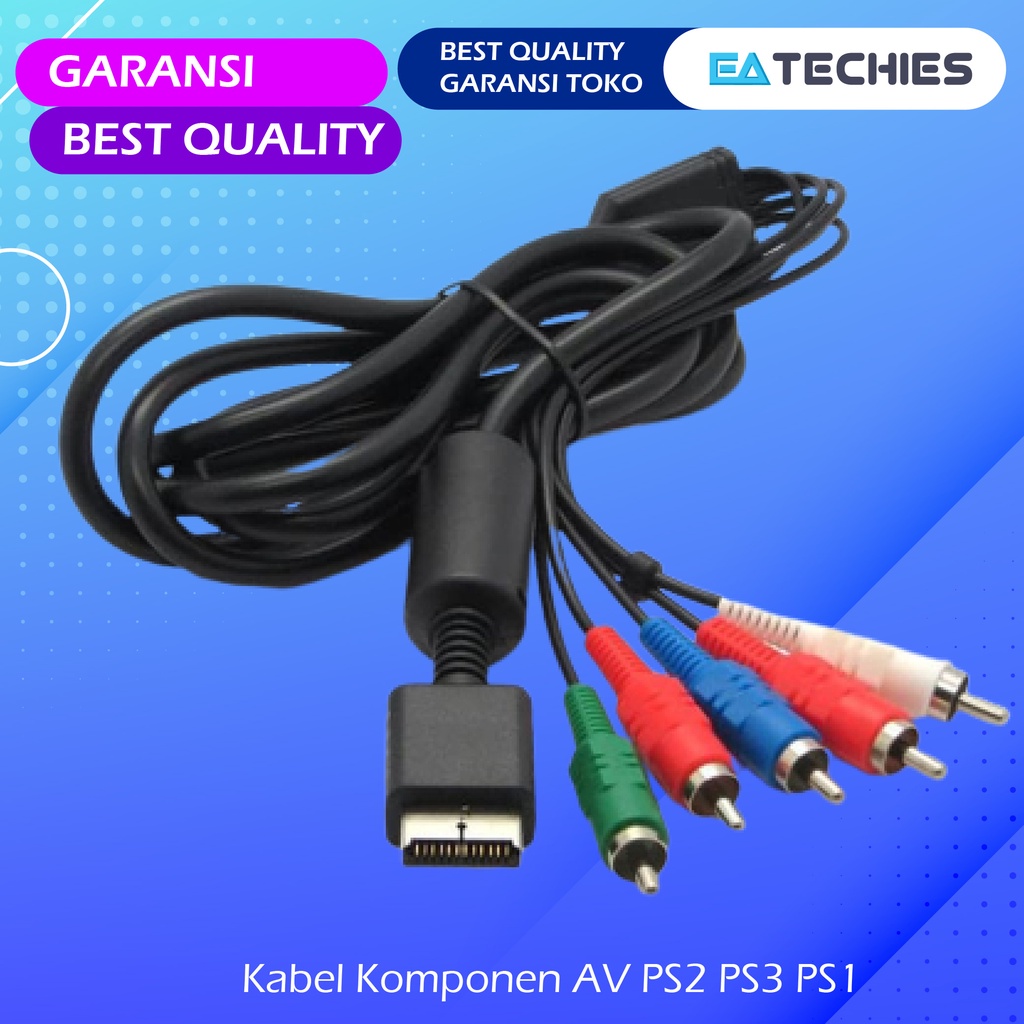 Kabel Cable Komponen Component AV PS2 PS3 PS1 100% Original