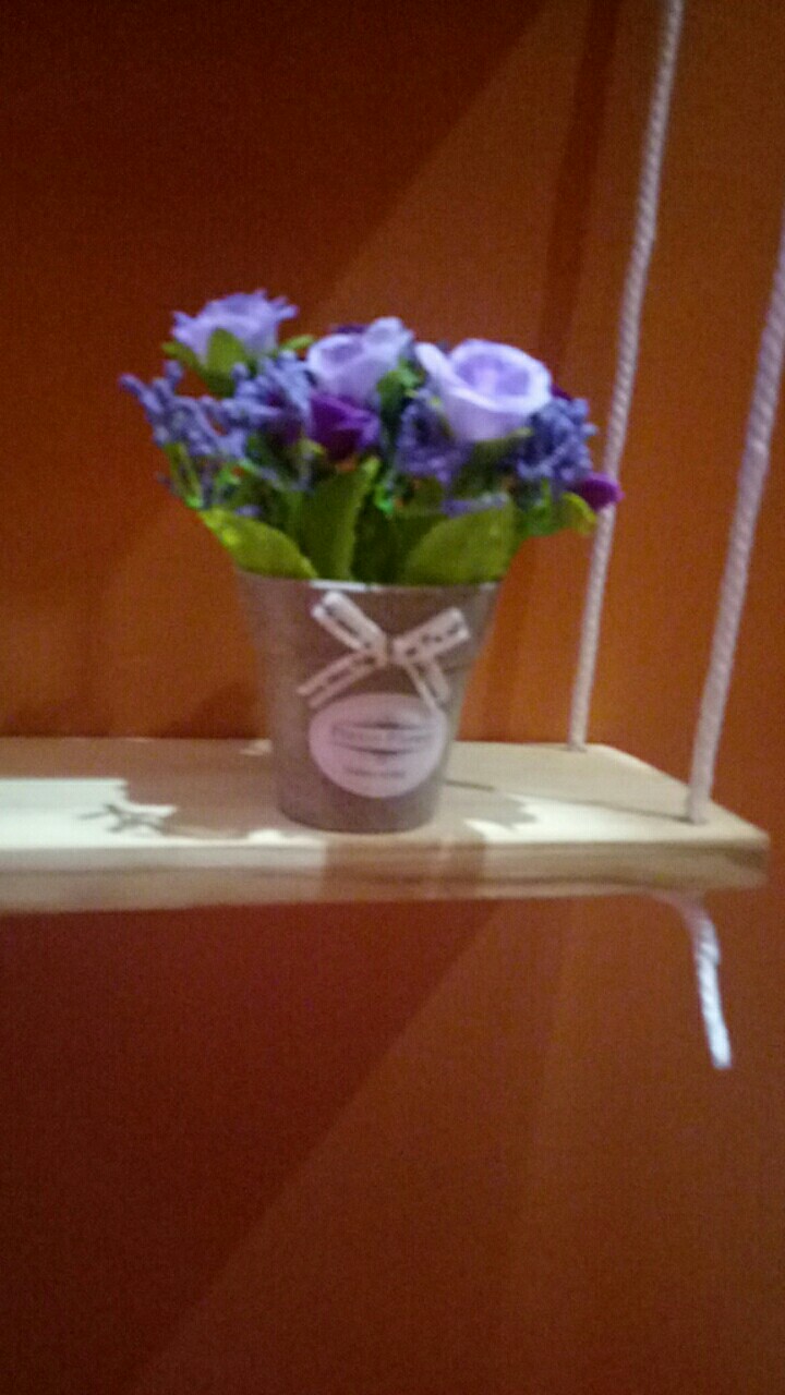 Vb16 Vas Bunga Pita Mini Tanaman Artifisial Daun Hias Warna Flower Pot Imut Dekorasi Meja