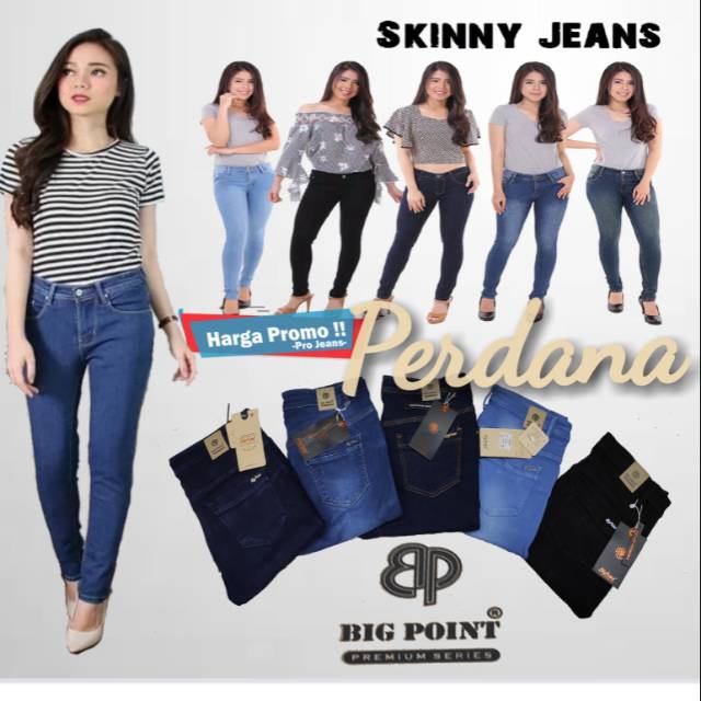 Celana jeans wanita skinny stretch original premium