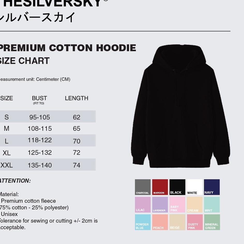 SALEE.. Thesilversky 100% Cotton Fleece Hoodie