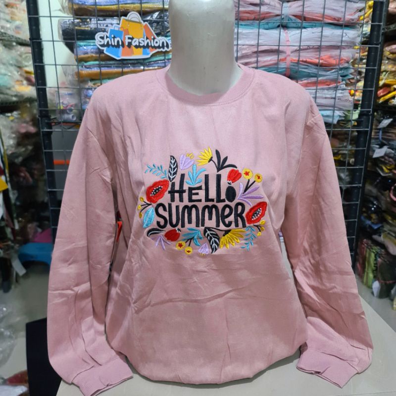 Kaos Lengan Panjang Import Suede Tiramisu Part 2 XL