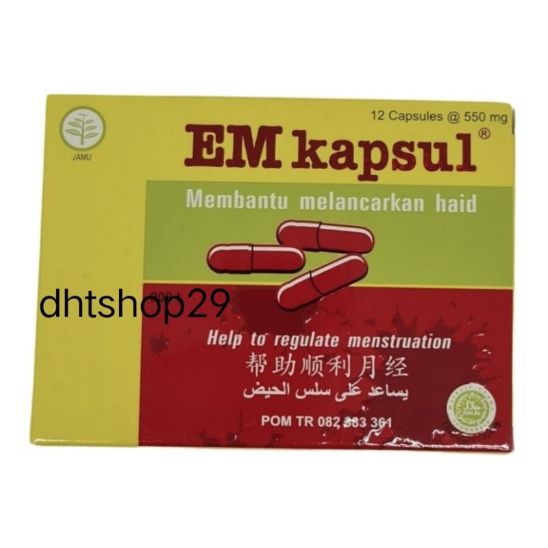 

EM kapsul 12 capsules @550 mg