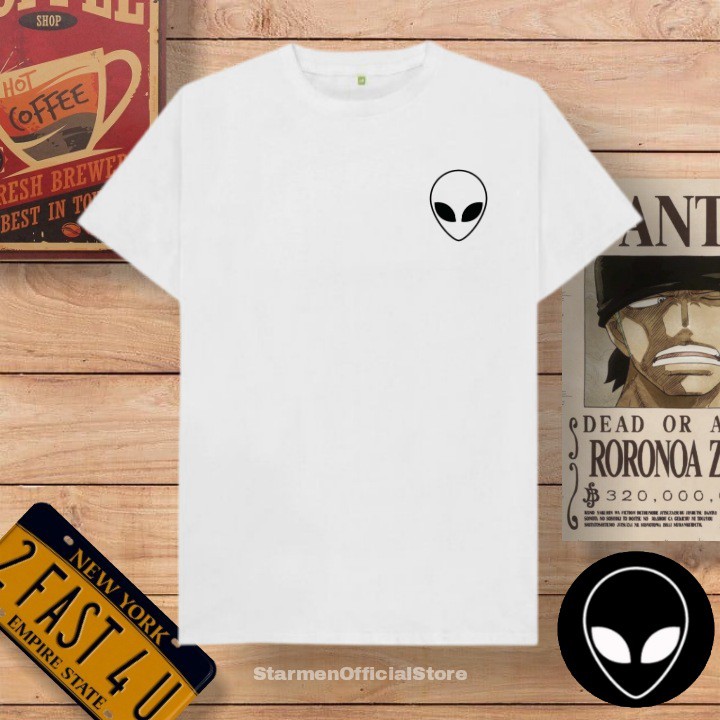 Kaos Distro Unisex ALIEN Katun Combed 30s / sablon polyflex /polyflex premium / Pakaian Pria Wanita Atasan Cowok Cewek /kaos kekinian / kaos viral / tshirt tumbrl tee basic /SIZE M , L , XL , XXL / kaus oblong oversize kaos murah best seller ready