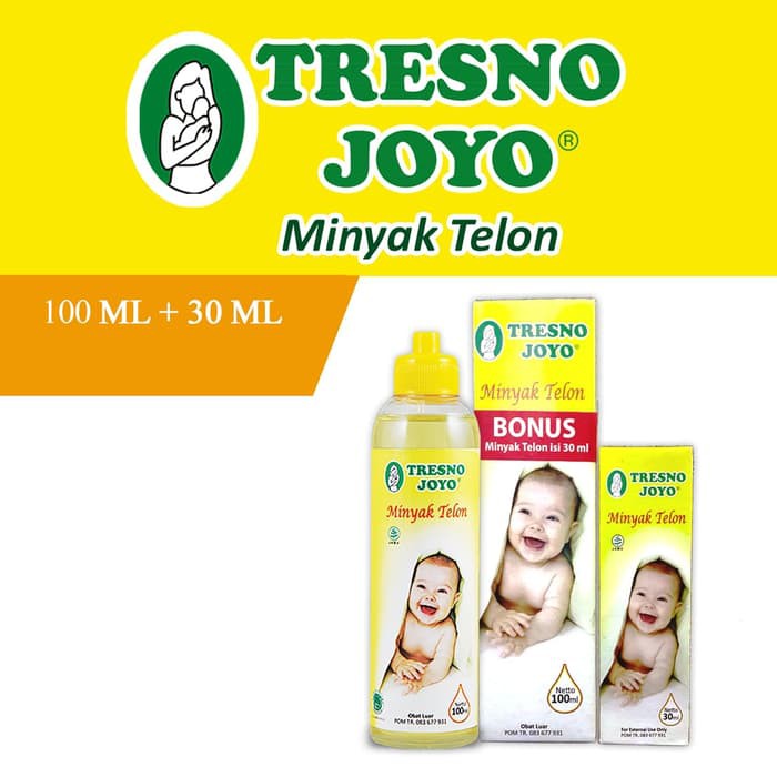 Minyak Telon Trenojoyo Treno Joyo Telon 100 mL BONUS 30 mL / MInyak Telon Promo Bundle100 mL Bonus 30 mL