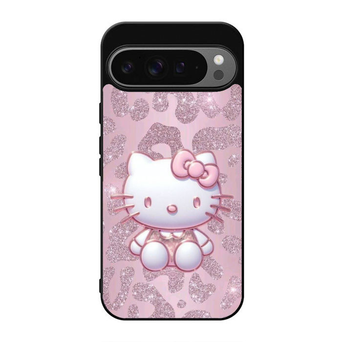 Case Casing Custom TPU Rubber Google Pixel 9 8 7 6 5 4 3 Pro A XL Hellow Kitty RK301