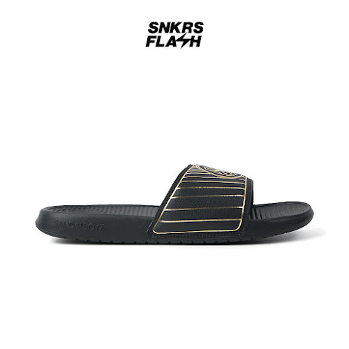 SANDALBOYZ COURT SLIDE THE MONOGRAM COLLECTION BLACK Sandal Unisex - 18SHBL - Size 45