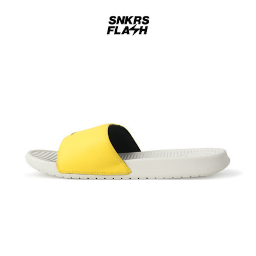 SANDALBOYZ COURT SLIDE PERMANENT CS.01 YELLOW WHITE Sandal Unisex - 20PCYE - Size 42.5