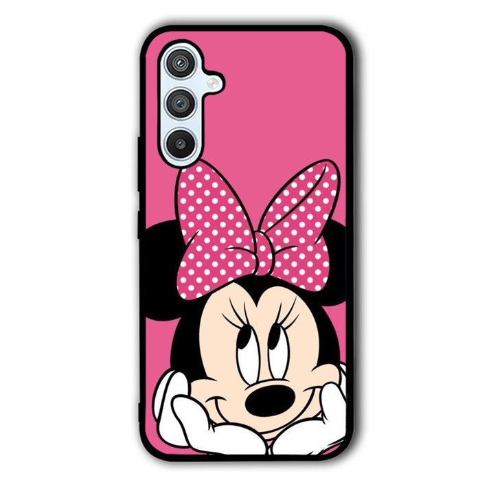 Case Casing Custom TPU  Rubber Samsung A56 A36 A26 A16 A55 A35 A 25 A15 A73 A72 Minnie RK265