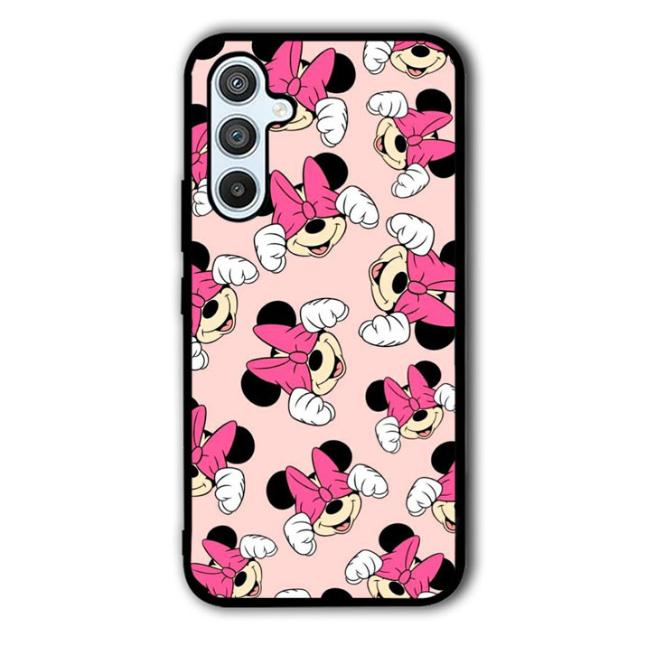 Case Casing Custom TPU  Rubber Samsung A56 A36 A26 A16 A55 A35 A 25 A15 A73 A72 Minnie RK269