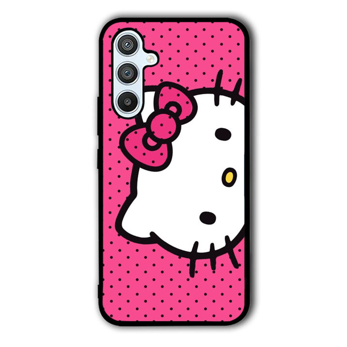 Case Casing Custom TPU  Rubber Samsung A56 A36 A26 A16 A55 A35 A 25 A15 A73 A72 Hellow Kitty RK298